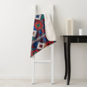 パレ伝統的スティナ刺繍タスリーズカラフル シェルパブランケット (インサイチュ)