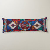 パレ伝統的スティナ刺繍タスリーズカラフル ボディピロー (裏面)