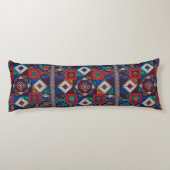 パレ伝統的スティナ刺繍タスリーズカラフル ボディピロー (裏面)