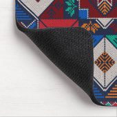 パレ伝統的スティナ刺繍タスリーズカラフル マウスパッド (コーナー)