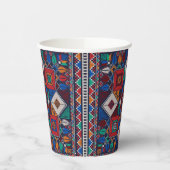 パレ伝統的スティナ刺繍タスリーズカラフル 紙コップ (左)