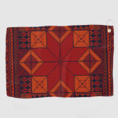 パレ伝統的スティナ刺繍タスリーズパターン ゴルフタオル (横)