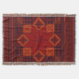 パレ伝統的スティナ刺繍タスリーズパターン スローブランケット