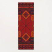パレ伝統的スティナ刺繍タスリーズパターン ヨガマット (正面)