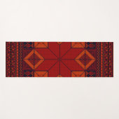 パレ伝統的スティナ刺繍タスリーズパターン ヨガマット (正面(横))