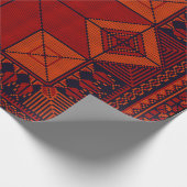 パレ伝統的スティナ刺繍タスリーズパターン ラッピングペーパー (角)