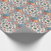 パレ伝統的スティナ刺繍タスリーズボホ ラッピングペーパー (角)