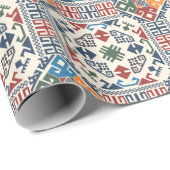 パレ伝統的スティナ刺繍タスリーズボホ ラッピングペーパー (ロールコーナー)