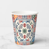 パレ伝統的スティナ刺繍タスリーズボホ 紙コップ (裏面)