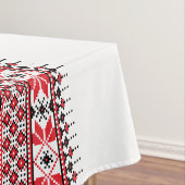 パレ伝統的チナ刺繍アートパターンレッド テーブルクロス (インサイチュ)