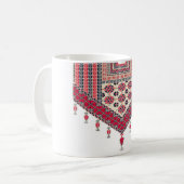 パレ伝統的チナ刺繍 コーヒーマグカップ (正面左)