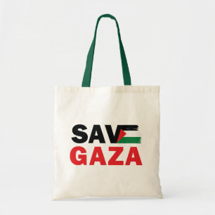 パレ救スティナ国旗を持つGAZAカスタマイズ トートバッグ