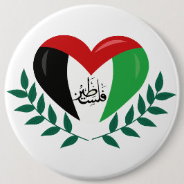 パレ救ステ#IsraeliCrimesス#IsraeliOccupation、 缶バッジ