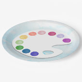 パレ絵を描ットアートパーティープレート ペーパープレート (アングル)