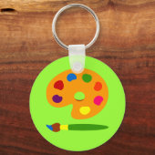 パレ絵を描ットアート キーホルダー (正面)