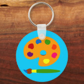 パレ絵を描ットアート キーホルダー (正面)