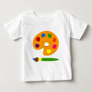 パレ絵を描ットアート ベビーTシャツ