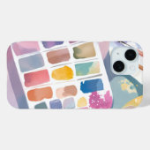パレ絵を描ット | アーかわいらしトカラフルウォーター色 Case-Mate iPhoneケース (裏面 (横))