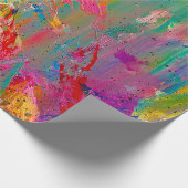 パレ絵を描ット ラッピングペーパー (角)