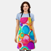 パレ鮮やか絵を描ットアート エプロン (着用した状態)