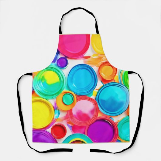パレ鮮やか絵を描ットアート エプロン (正面)