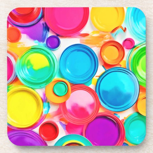 パレ鮮やか絵を描ットアート コースター (正面)