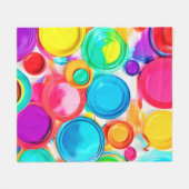パレ鮮やか絵を描ットアート フリースブランケット (正面(横))