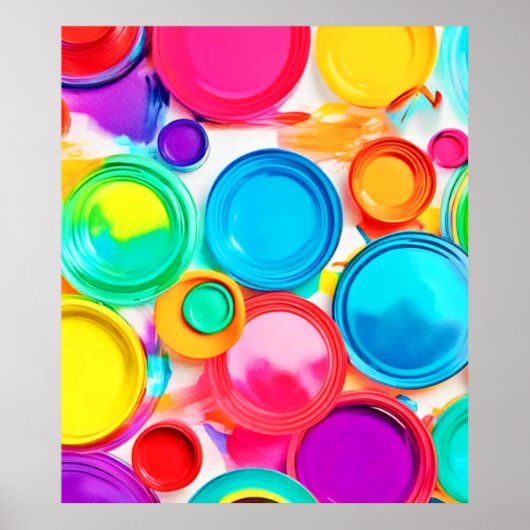 パレ鮮やか絵を描ットアート ポスター (正面)