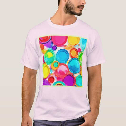 パレ鮮やか絵を描ットアート Tシャツ (正面)