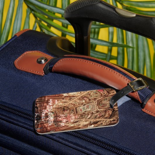 パレ・ガルニエ・オペラ。パリ。フランス。 ラゲッジタグ (正面インサイチュ3)