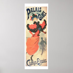 パレ・デ・グラス、シャンゼリゼ、パリ、1894 (colo) ポスター
