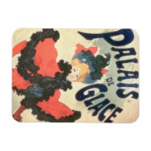 パレ・デ・グラス、シャンゼリゼ、パリ、1894 (colo) マグネット (横)