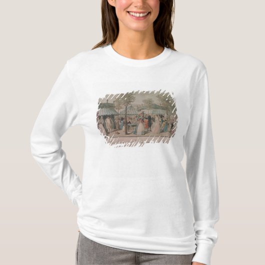 パレ・ロワイヤルの庭の歩行1787年 Tシャツ (正面)