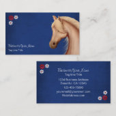 パロかわいらしミノとフラワーズウマの名刺 名刺 (正面/裏面)