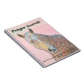 パロかわいらしミノホースアート祈りの言葉ジャーナル ノートブック (右側)