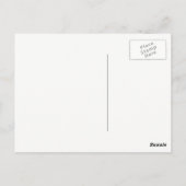 パロかわいらしミノポニーとフラワーホースサンキューバッド ポストカード (裏面)