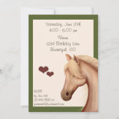 パロかわいらしミノ馬誕生日招待状～ガールズ 招待状 (裏面)