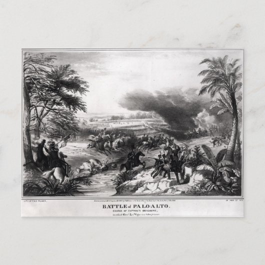 パロアルトの戦闘 ポストカード (正面)