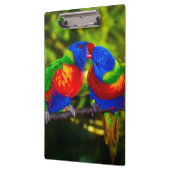 パロカラフルットのキスをするカップル クリップボード (左)