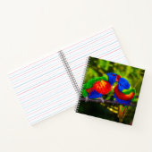 パロカラフルットのキスをするカップル ノートブック (内部)