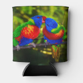 パロカラフルットのキスをするカップル 缶クーラー (正面)