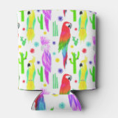 パロカラフルット、手書きパターン。 缶クーラー (裏面)