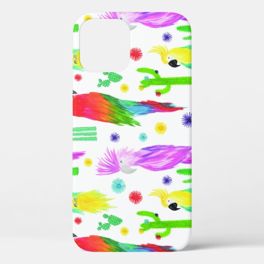 パロカラフルット、手書きパターン。 Case-Mate iPhoneケース (裏面)