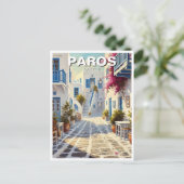 パロスギリシャ諸島旅行水の色 ポストカード (スタンド正面)