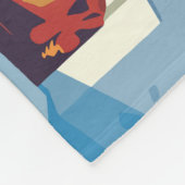 パロスペリシャトラベルアートヴィンテージ フリースブランケット (角)