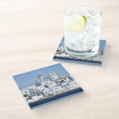 パロスヴィレッジナウサアイランドビュー ガラスコースター (アングル)