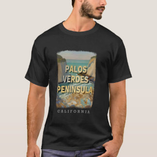 パロスヴェルデスペニンシュラニアカリフォルニアコブビーチBl Tシャツ