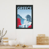 パロス・ギリシャ旅行アートヴィンテージポスター ポスター (キッチン)