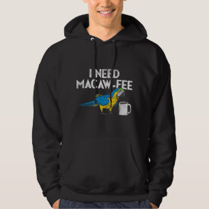 パロッおもしろいトマカオとコーヒーI緋色のマカオウン パーカ