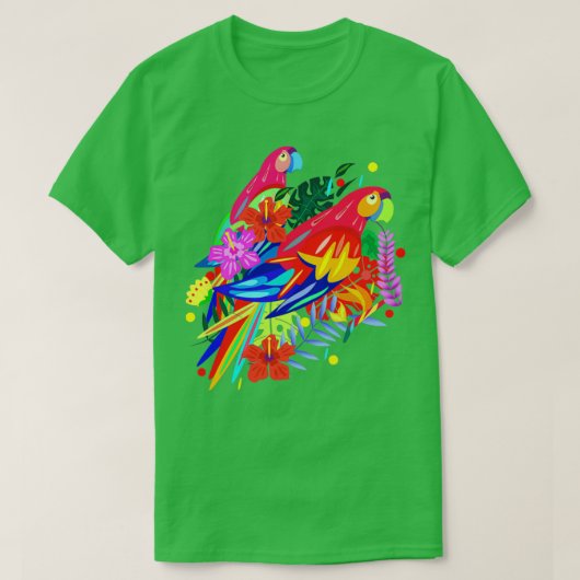 パロッおもしろいト1 Tシャツ (デザイン正面)